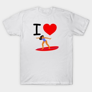 I HEART SURFING T-Shirt